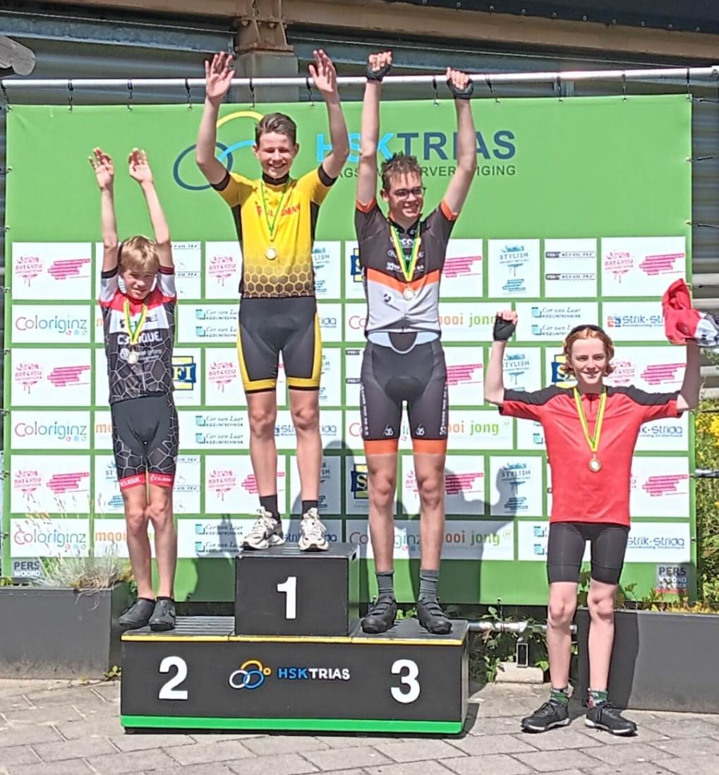 podium nieuwelingen Den Haag